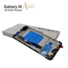 Samsung Galaxy M205 Original Service Pack ЖК-дисплей для Samsung Galaxy M20 Детали мобильного телефона в сборе с рамкой