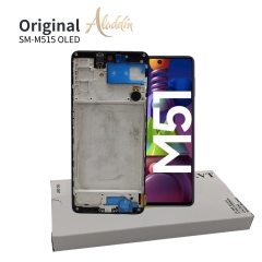 Samsung Galaxy M515 OLED Quality Standard Service Pack ЖК-дисплей для мобильных телефонов Samsung Galaxy M51 ЖК-дисплей с рамой в сборе