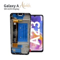 Samsung Galaxy A235 Original Service Pack ЖК-дисплей для Samsung Galaxy A23 4G Детали мобильного телефона в сборе с рамкой
