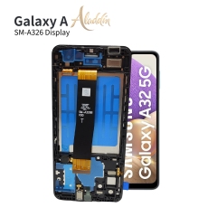 Samsung Galaxy A326 Original Service Pack ЖК-дисплей для Samsung Galaxy A32 5G Детали мобильного телефона в сборе с рамкой