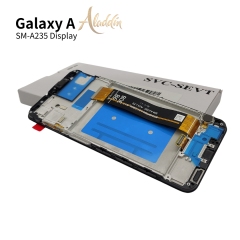 Samsung Galaxy A235 Original Service Pack ЖК-дисплей для Samsung Galaxy A23 4G Детали мобильного телефона в сборе с рамкой