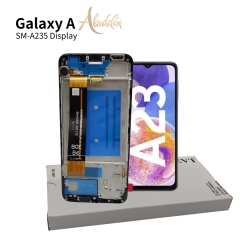 Samsung Galaxy A235 Original Service Pack ЖК-дисплей для Samsung Galaxy A23 4G Детали мобильного телефона в сборе с рамкой