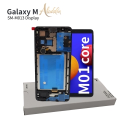 Samsung Galaxy M013 Original Service Pack ЖК-дисплей для Samsung Galaxy M01 Core Детали мобильного телефона в сборе с рамкой