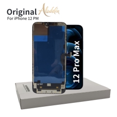 Original iPhone LCD Modelo 12ProMax Brand New Service Pack LCD para iPhone 12Pro Max substituição de peças de montagem de peças de telefone móvel