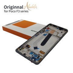Xiaomi Poco F3 Original Service Pack LCD para Xiaomi Poco F3 montagem de peças de telefone móvel com moldura