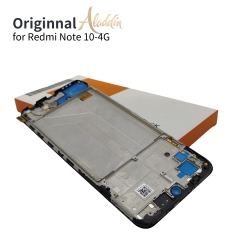 Xiaomi Redmi Note10 4G Original Service Pack LCD para Xiaomi Redmi Note 10 4G montagem de peças de telefone móvel com moldura