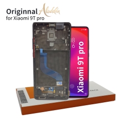 Xiaomi Mi 9T Pro Original Service Pack LCD para Xiaomi Mi 9T Pro montagem de peças de telefone móvel com moldura