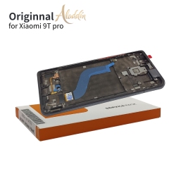 Xiaomi Mi 9T Pro Original Service Pack LCD para Xiaomi Mi 9T Pro montagem de peças de telefone móvel com moldura