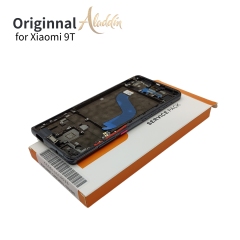 Xiaomi Mi 9T Original Service Pack ЖК-дисплей для Xiaomi Mi 9T Детали мобильного телефона в сборе с рамой