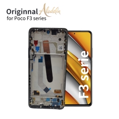 Xiaomi Poco F3 Original Service Pack LCD para Xiaomi Poco F3 montagem de peças de telefone móvel com moldura