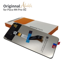 Xiaomi Poco M4pro 5G Original Service Pack LCD para Xiaomi Poco M4 Pro 5G substituição de peças de peças de telefone móvel