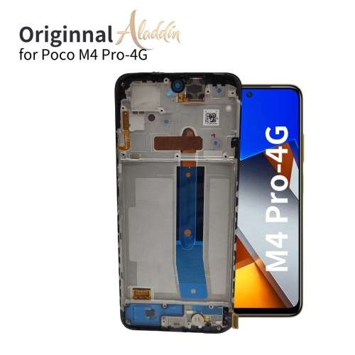 Xiaomi Poco M4pro 4G Original Service Pack LCD für Xiaomi Poco M4pro 4G Handyteile Montage mit Rahmen