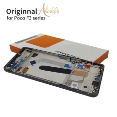 Xiaomi Poco F3 Original Service Pack LCD para Xiaomi Poco F3 montagem de peças de telefone móvel com moldura