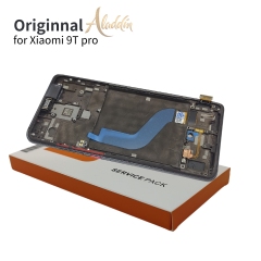Xiaomi Mi 9T Pro Original Service Pack LCD para Xiaomi Mi 9T Pro montagem de peças de telefone móvel com moldura