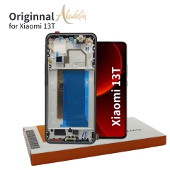 Xiaomi Mi 13T Original Service Pack ЖК-дисплей для Xiaomi Mi 13T Детали мобильного телефона в сборе с рамой