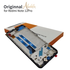 Xiaomi Redmi Note12pro 4G Original Service Pack LCD für Xiaomi Redmi Note 12Pro 4G Handyteile Montage mit Rahmen
