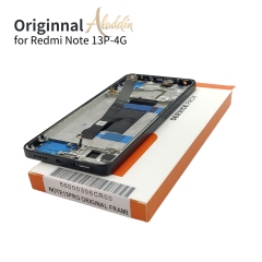 Xiaomi Redmi Note13pro 4G Original Service Pack LCD pour Xiaomi Redmi Note 13Pro 4G assemblage de pièces de téléphone portable avec cadre