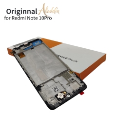 Xiaomi Redmi Note10pro 4G Original Service Pack LCD para Xiaomi Redmi Note 10Pro 4G montagem de peças de telefone móvel com moldura