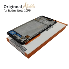 Xiaomi Redmi Note10pro Max Original Service Pack LCD para Xiaomi Redmi Note 10Pro Max montagem de peças de telefone móvel com moldura