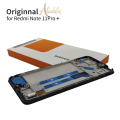 Xiaomi Redmi Note11pro+ Original Service Pack LCD für Xiaomi Redmi Note 11Pro+ Handyteile Montage mit Rahmen