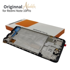 Xiaomi Redmi Note10pro 4G Original Service Pack LCD para Xiaomi Redmi Note 10Pro 4G montagem de peças de telefone móvel com moldura