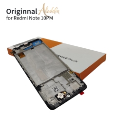 Xiaomi Redmi Note10pro Max Original Service Pack LCD para Xiaomi Redmi Note 10Pro Max montagem de peças de telefone móvel com moldura