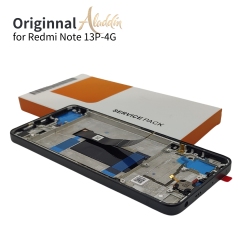 Xiaomi Redmi Note13pro 4G Original Service Pack LCD pour Xiaomi Redmi Note 13Pro 4G assemblage de pièces de téléphone portable avec cadre