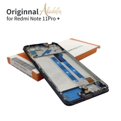 Xiaomi Redmi Note11pro+ Original Service Pack LCD für Xiaomi Redmi Note 11Pro+ Handyteile Montage mit Rahmen