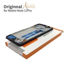Xiaomi Redmi Note11pro 4GオリジナルサービスパックLCD Xiaomi Redmi Note 11Pro 4G携帯電話部品アセンブリ(フレーム付き)
