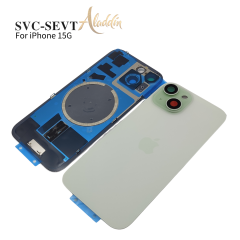 Cubiertas de repuestos para teléfonos móviles iPhone 15 para servicios de reemplazo y reparación de teléfonos móviles iPhone 15