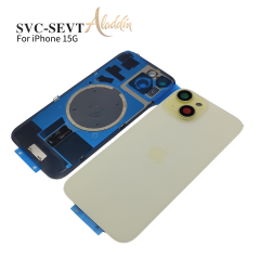 Cubiertas de repuestos para teléfonos móviles iPhone 15 para servicios de reemplazo y reparación de teléfonos móviles iPhone 15