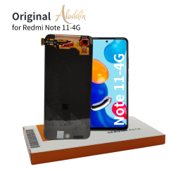 Xiaomi Redmi Note11 4G Original Service Pack LCD para Xiaomi Redmi Note 11 4G montagem de peças de telefone móvel com moldura