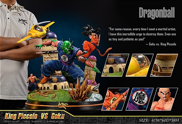 【PRE-ORDER】MRC STUDIO Piccolo vs Goku 1/4 statue