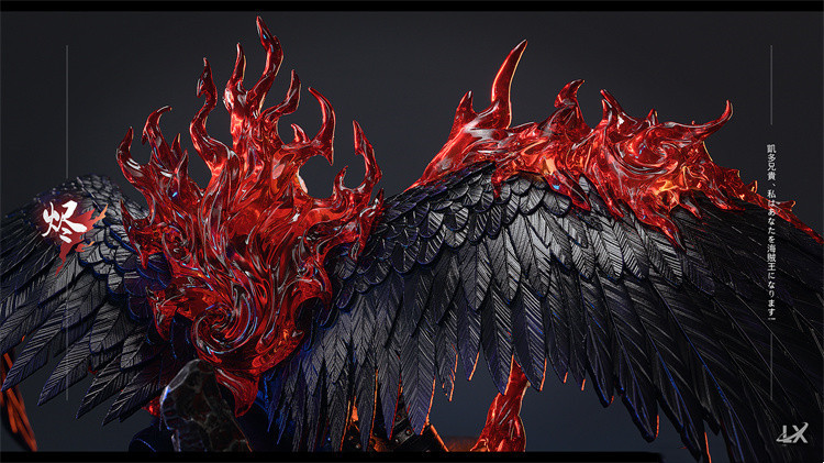 IN-STOCK  LX-Studios  King with LED statue