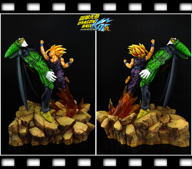 IN-STOCK  MRC Studios Gohan VS  Cell statue