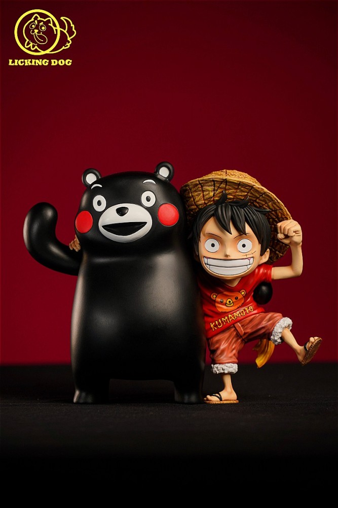 【PRE-ORDER】LICKING DOG STUDIO Luffy & Kumamon