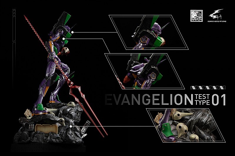【PRE-ORDER】RAVEN & Comic Hero STUDIO EVANGELION-01
