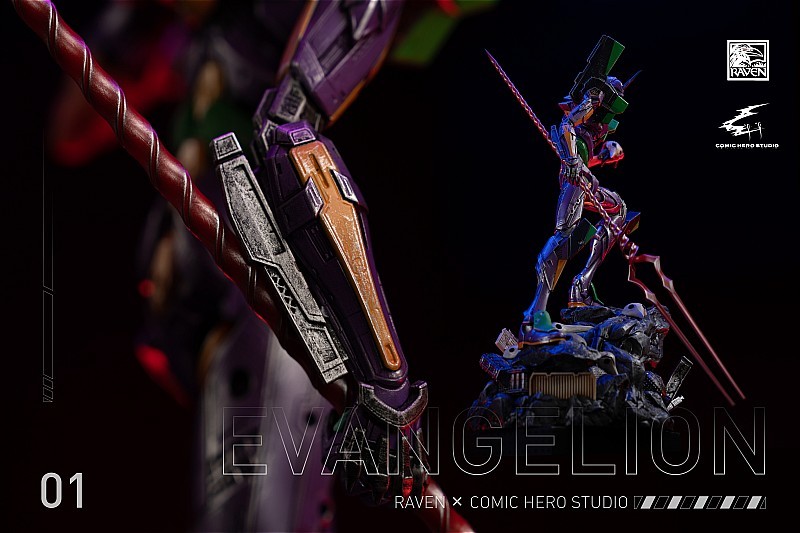 【PRE-ORDER】RAVEN & Comic Hero STUDIO EVANGELION-01
