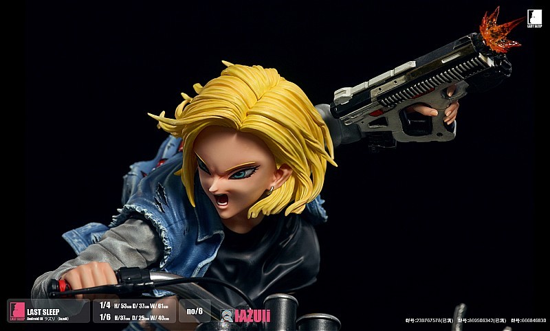 IN-STOCK  LAST SLEEP  Android 18 1/6  1/4 statue