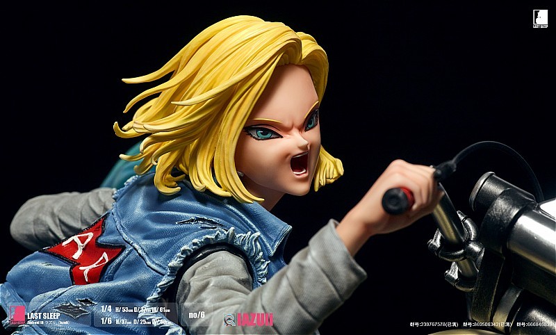 IN-STOCK  LAST SLEEP  Android 18 1/6  1/4 statue