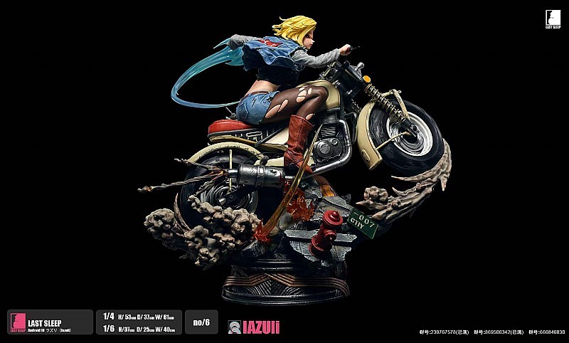 IN-STOCK  LAST SLEEP  Android 18 1/6  1/4 statue