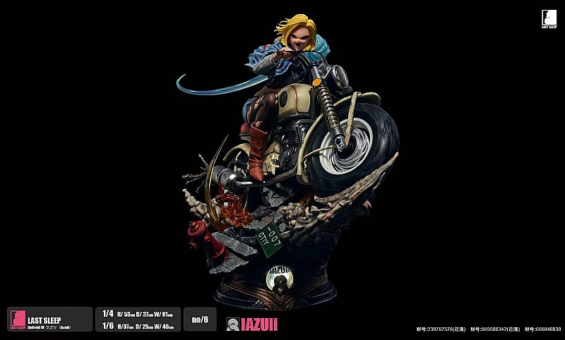 IN-STOCK  LAST SLEEP  Android 18 1/6  1/4 statue