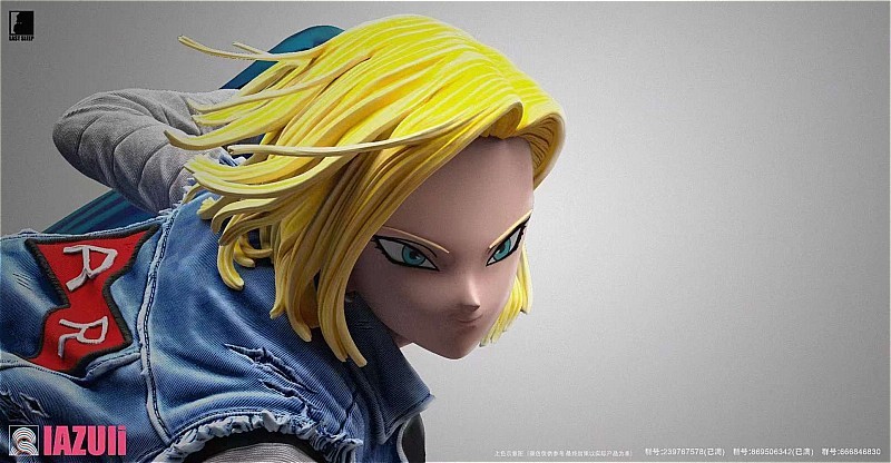 IN-STOCK  LAST SLEEP  Android 18 1/6  1/4 statue