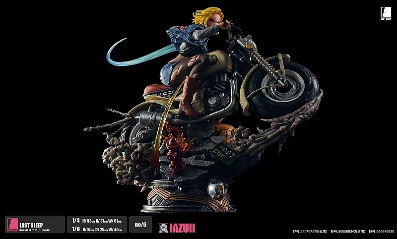 IN-STOCK  LAST SLEEP  Android 18 1/6  1/4 statue