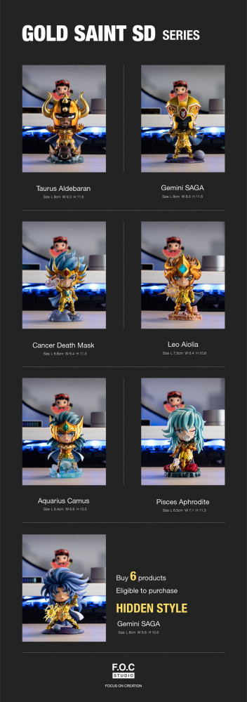 【PRE-ORDER】FOC STUDIO SAINT SEIYA GOLD SAINT SD
