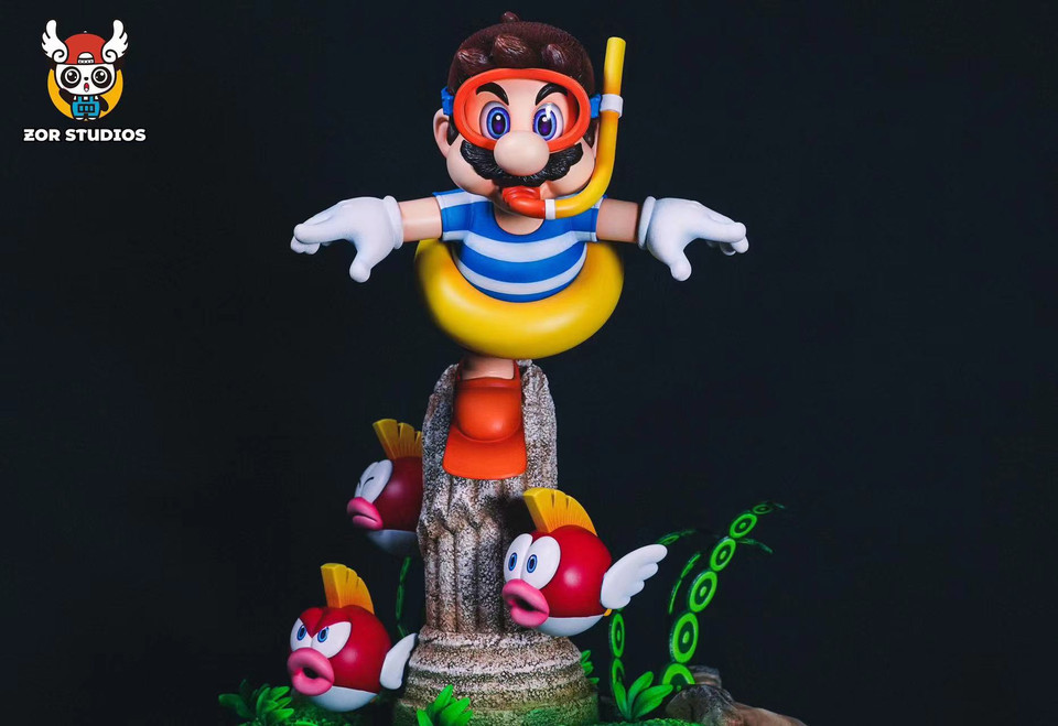【PRE-ORDER】Zor STUDIO SUPER MARIO Dive Mario
