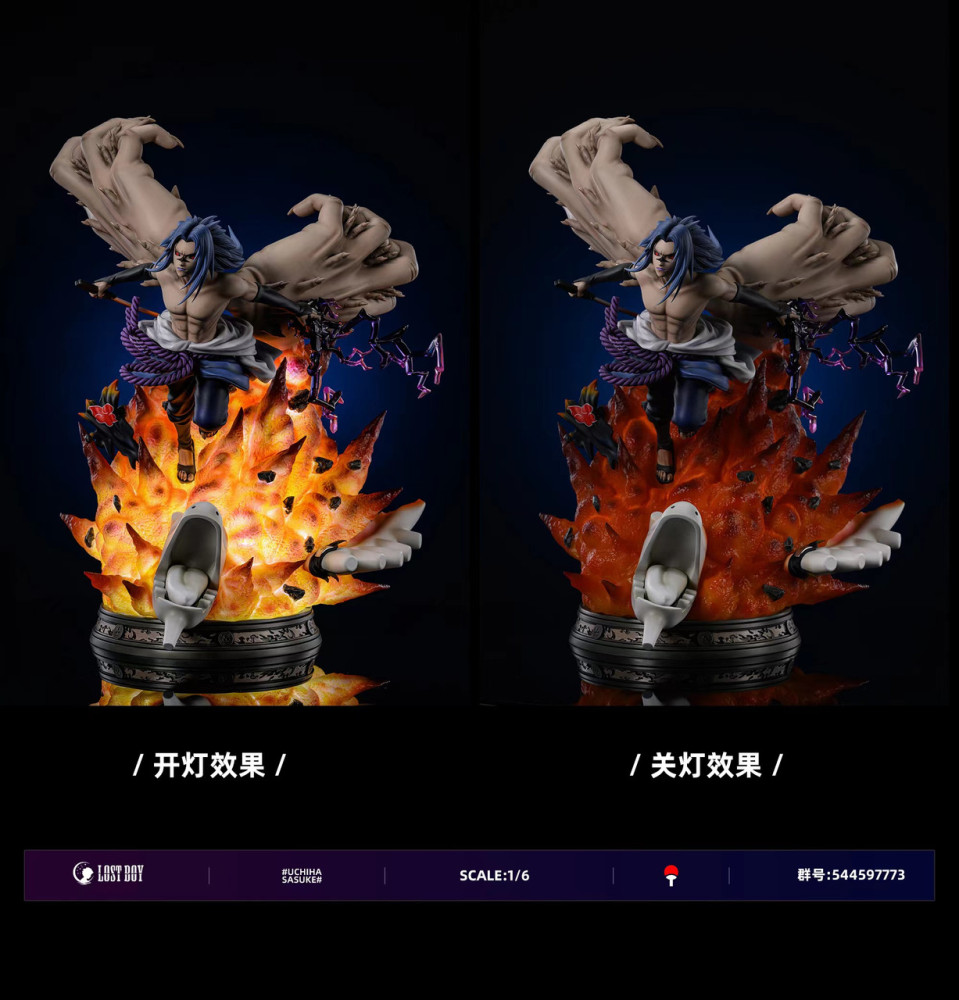 【PRE-ORDER】Lost boy STUDIO NARUTO Sasuke with LED 1/6