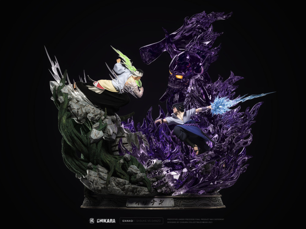 【PRE-ORDER】Chikara STUDIO NARUTO Shimura Danzou vs Uchiha Sasuke with LED