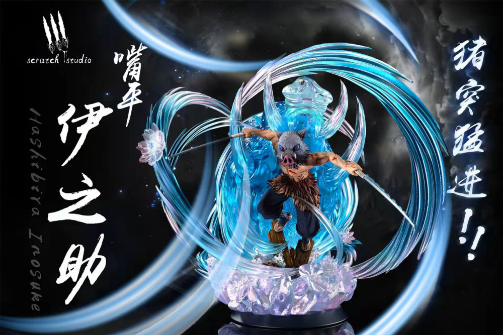 【PRE-ORDER】Scratch STUDIO DEMON SLAYER CORPS Hashibira Inosuke with LED
