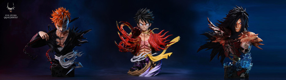 【PRE-ORDER】 Evil STUDIO NARUTO Madara Bust 1/4 & 1/1